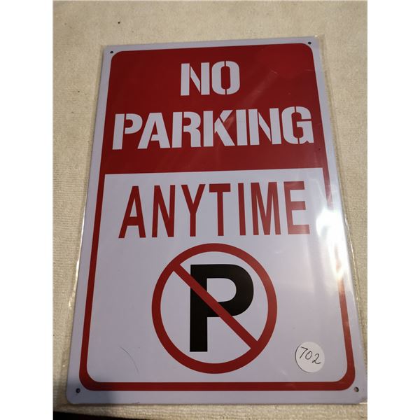 No Parking sign