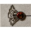 Image 3 : Antique crown stick pin, large color changing stone