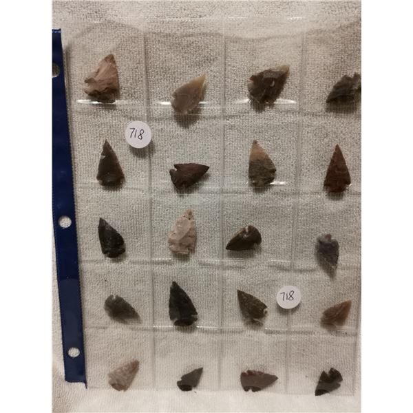 Lot of 20 arrowheads