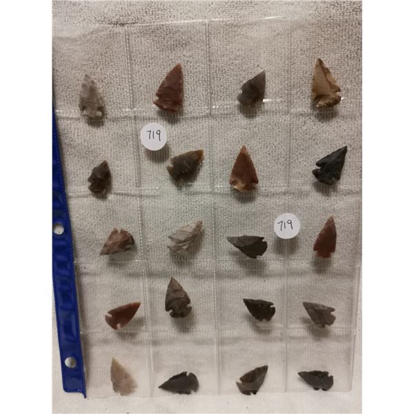 Lot of 20 arrowheads