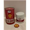 Image 1 : Shell oil lot, full oil tin, patch, filter