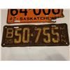 Image 3 : 1942 Sask plate & Minn 1935 plate