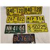 Image 2 : 7 Alberta license plates