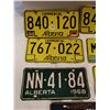Image 3 : 7 Alberta license plates