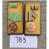 Image 1 : New East German Military Metals In Original Case