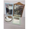 Image 2 : 4 vintage mirrors