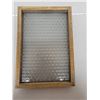 Image 2 : Window with opaque beehive plastic pane 11” x 16”