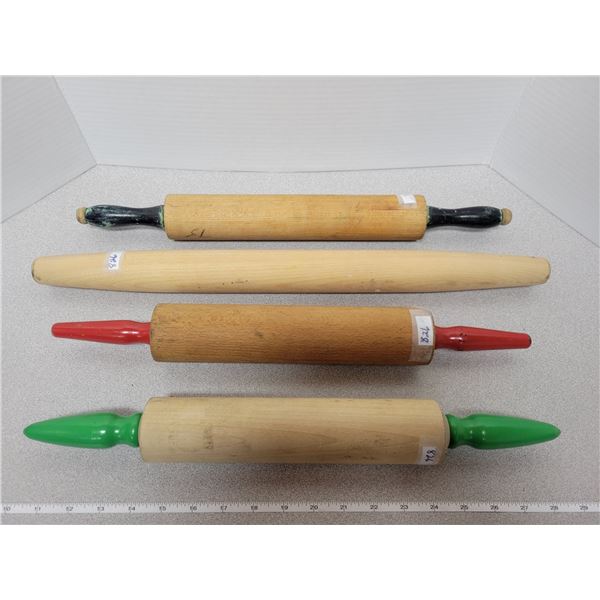 Lot of rolling pins (4)