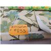 Image 5 : 2 rolls of vintage fabric, 11 yard cotton 36" W & 14' X 60" W floral pattern