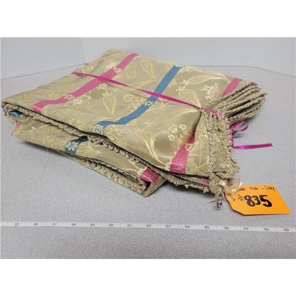 Brocade bed spread, made in Italy, 88”x98”