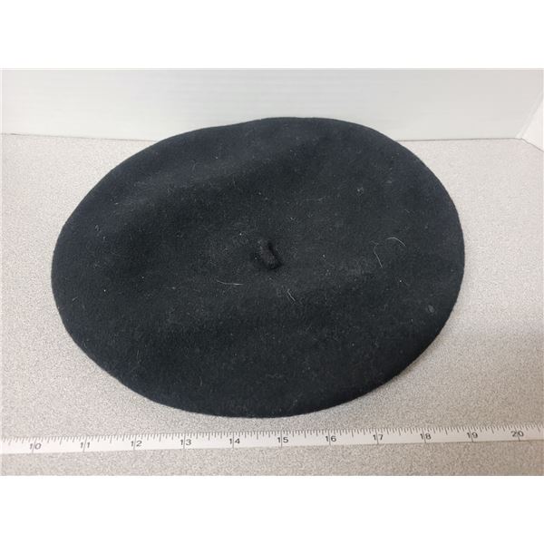 Basque beret, made and purchased in Spain, size 11 ½
