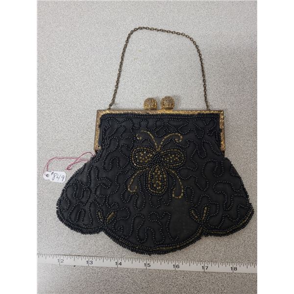 Vintage beaded purse sold by The Hudson Bay Co, made in Belgium