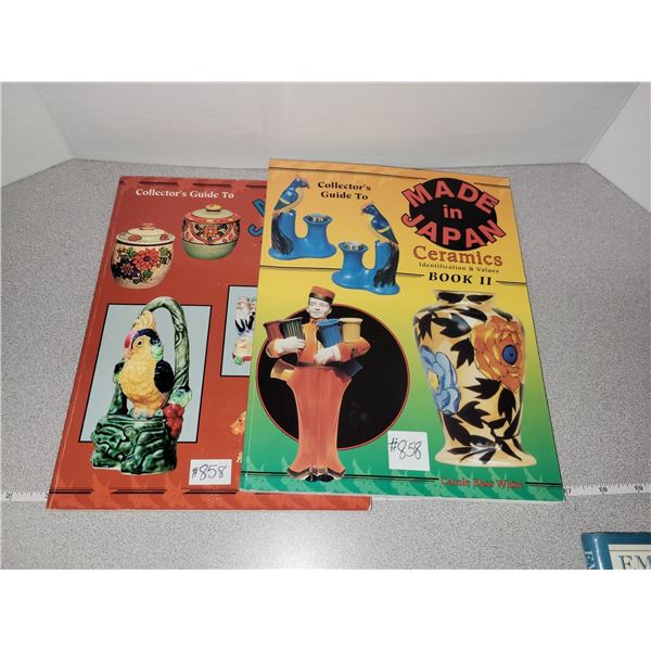 Collector’s Guides to Made in Japan Ceramics (2 books)