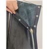 Image 4 : Black leather chaps, very good condition, size Medium