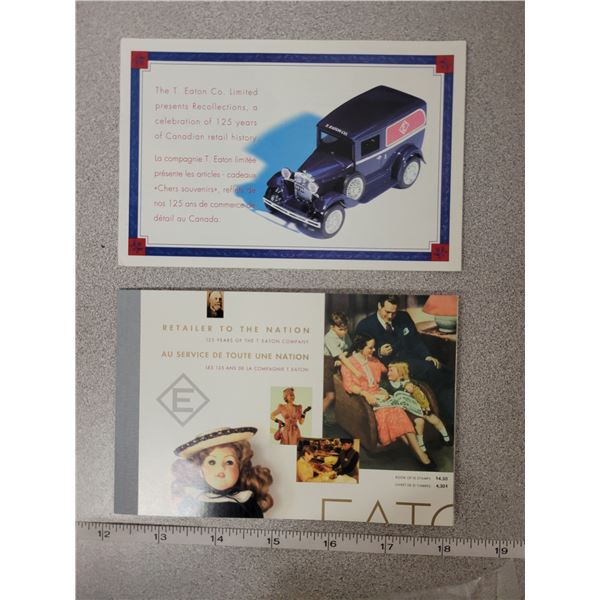 Eaton’s 125th anniversary Commemorative stamp book, March 1994