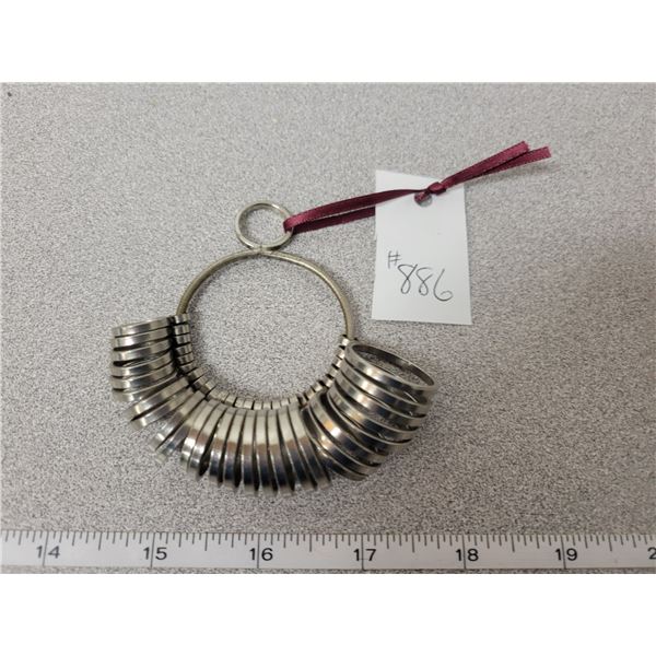Metal ring sizer