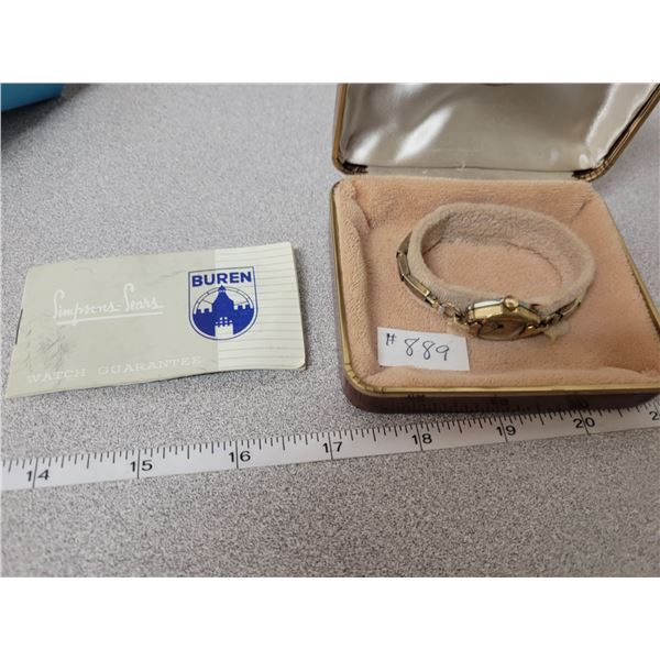 Ladies watch in case, BRUEN