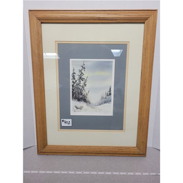 Framed print, “Tranquil Moment”, by Gerry Ehman, signed, #220/400