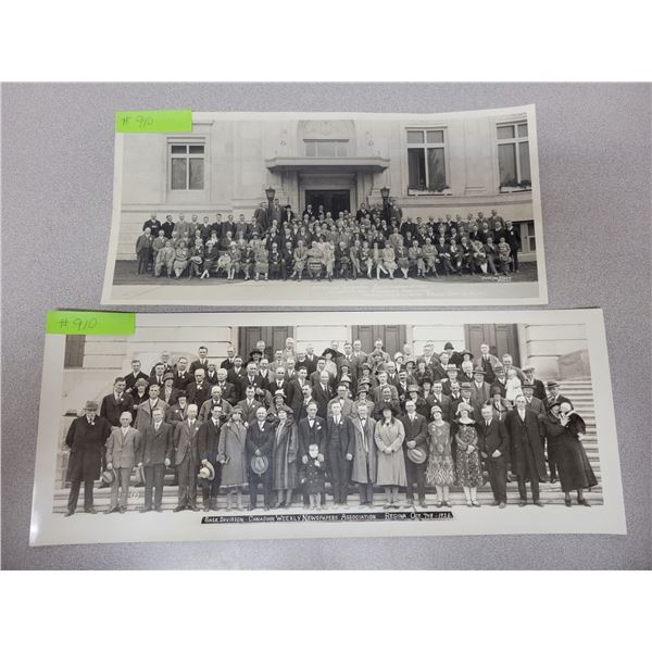Photos of the Canadian Weekly Newspaper Assoc, 1926, 1927