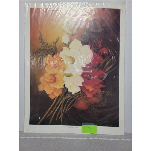 Art poster, “Three Sisters” by Marian Vidotto, Humboldt artist