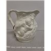 Image 2 : Salt glaze 7” pitcher with Cupid motif, Staffordshire, England
