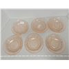 Image 2 : Pink depression glass fruit bowls, “Sharon”, Federal Glass, 1935-39 (6)