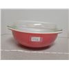 Image 1 : Pyrex casserole dish with lid, Desert Rose colour