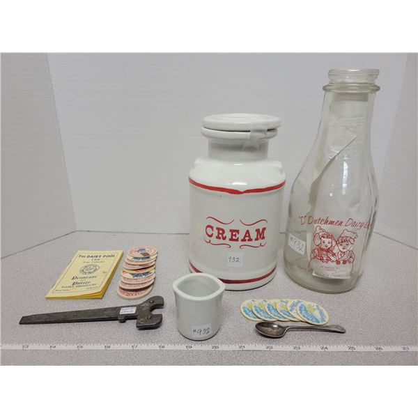 Lot of dairy related