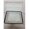 Image 2 : Enamelled kitchen storage box with lid, 13 ½” X 10 ½”