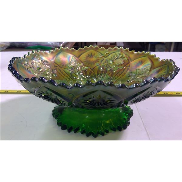 9" Footed Carnival Bowl