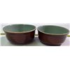 Image 1 : 2 - Red Wing USA Bowls - 6" Diameter