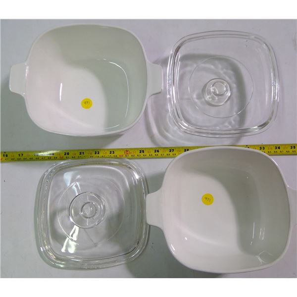6C & 8C Covered CorningWare Dishes