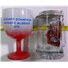 Image 1 : 1973 Calgary Stampede Glass & Beer Stein with Lid