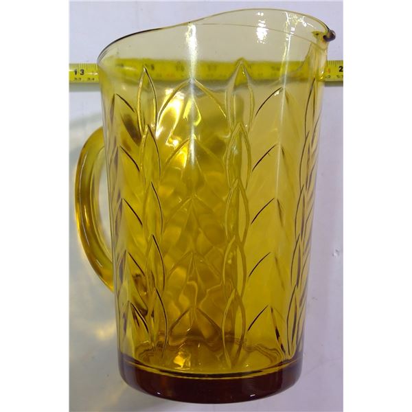 Gold Glass Coloured Pitcher