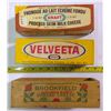 Image 1 : Brookfield Wood Cheesebox, Velveeta & Karft 2lb Cheeseboxes