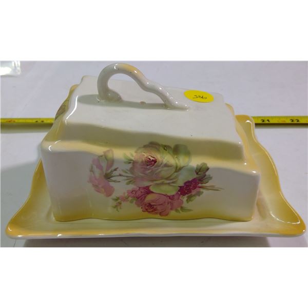 "Old Foley" Covered Butter or Cheese Dish