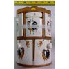 Image 2 : "Fifties" Rooster Condiment Set in Wood Box