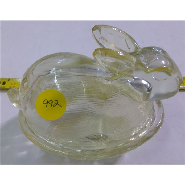 Yellow Rabbit on a Nest