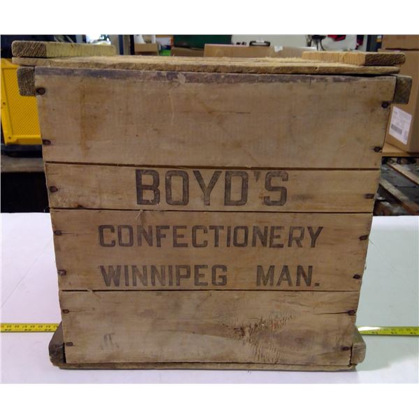 Egg Crate - made from Boyd's Confectionary Box in Wpg, MB