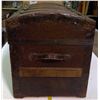 Image 4 : Camel Back Trunk with Tray and Original Leather