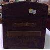 Image 6 : Camel Back Trunk with Tray and Original Leather