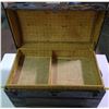 Image 7 : Camel Back Trunk with Tray and Original Leather