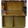 Image 9 : Camel Back Trunk with Tray and Original Leather