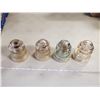 Image 1 : 4 GLASS INSULATORS