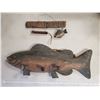 Image 1 : TWO HANGING FISHING DECORATIONS