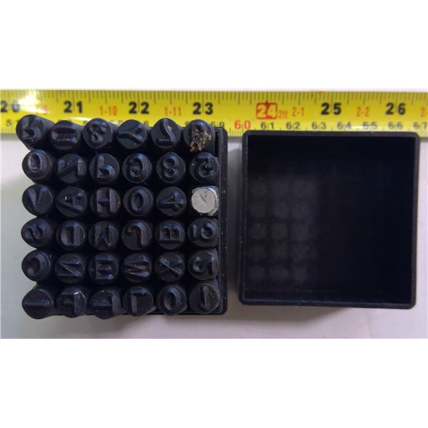 36 Piece Number & Letter Punch Set