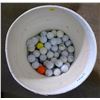 Image 1 : Large Lot of Used Golf Balls in Pail