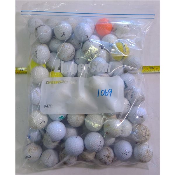 Large Lot of Used Golf Balls