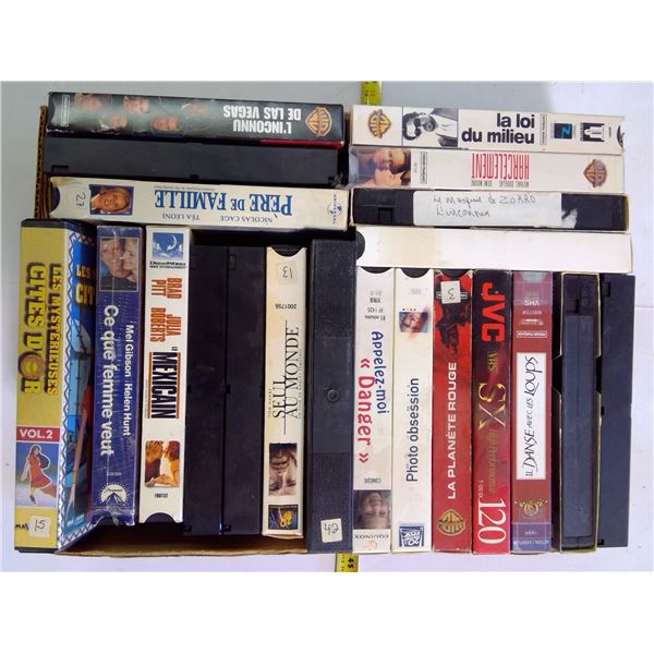 Large Lot of VHS - Assorted Titles