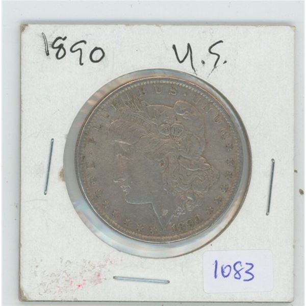 1890 MORGAN SILVER DOLLAR 27 GRAMS